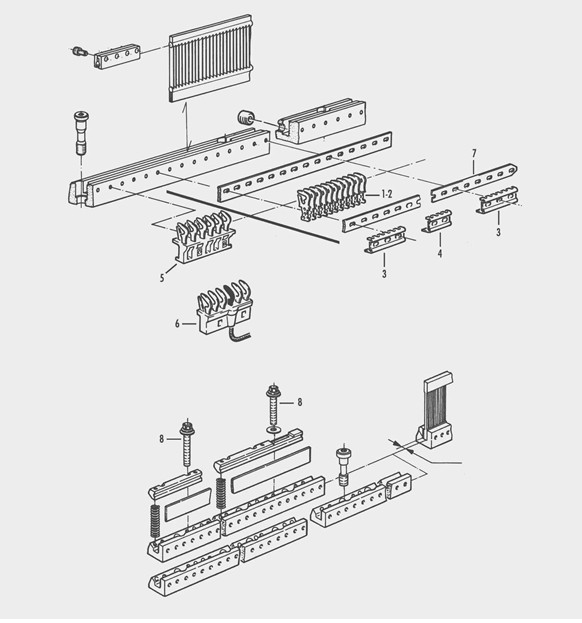 Guide Tooth Unit for Projectile Loom